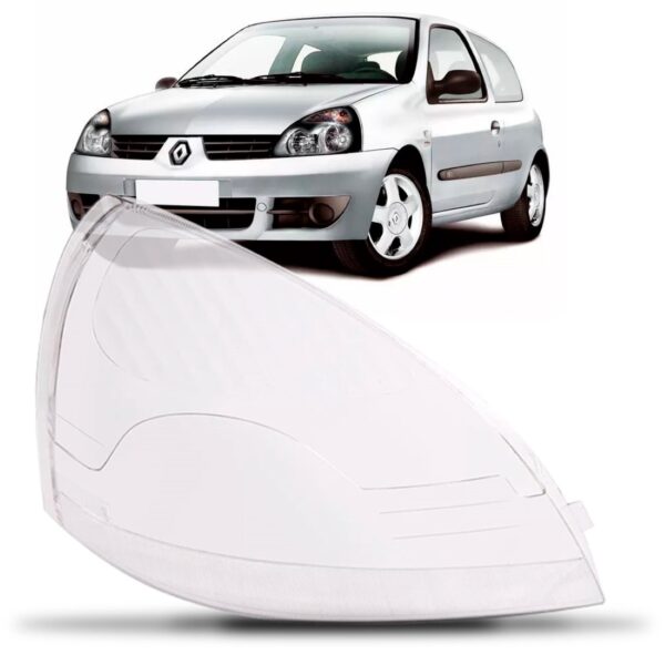 Lente Farol Renault Clio 2003 04 05 06 07 08 09 10 11 2012 Lado Esquerdo