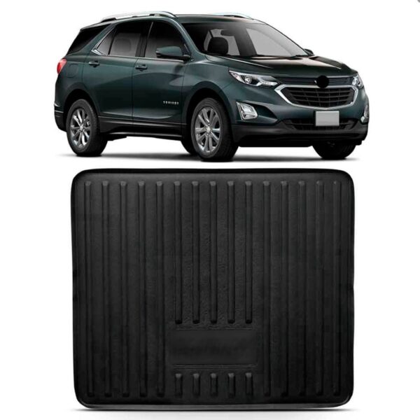 Tapete Bandeja Porta Mala Chevrolet Equinox 2018 Impermeável Preto