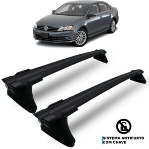 Rack Travessa Jetta 2015/2016 Preto Premium Antifurt Oferta Preto