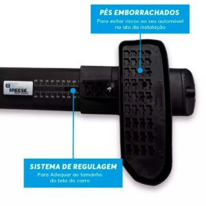 Rack Travessa Jetta 2015/2016 Preto Premium Antifurt Oferta Preto