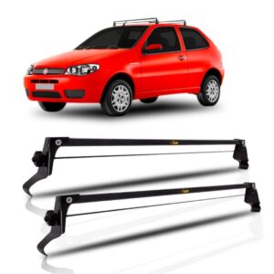 Rack Teto Bagageiro Fiat Palio 97 98 99 00 01 02 03- 2portas Preto