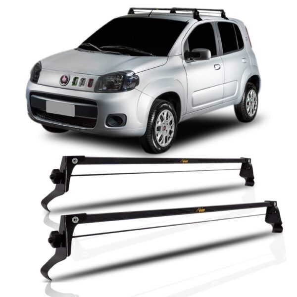 Rack De Teto Uno 11 A 2018 Bagageiro Ferro Vivace 04 Porta. Preto