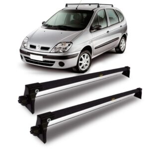 Rack Bagageiro De Teto Para Renault Scenix 1998 99 2000 2009 Preto