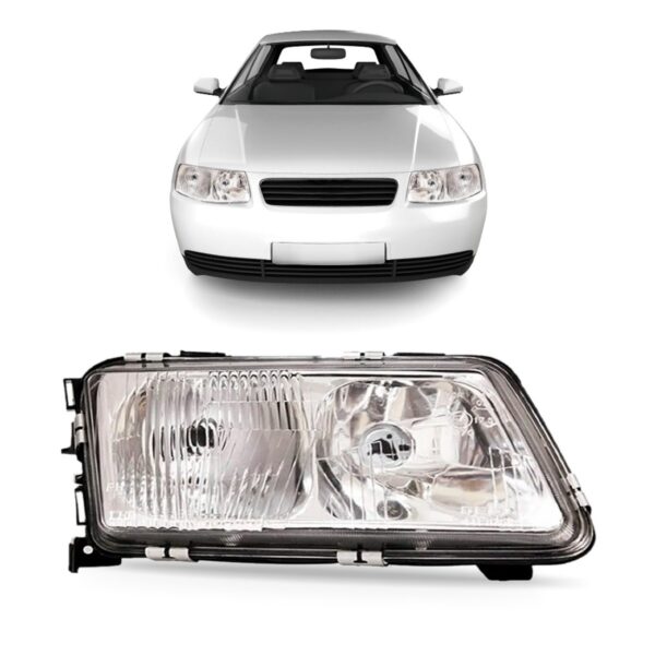 Audi A3 Ano 1996 1997 1998 1999 2000 Farol Principal Lado Direito