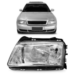 Farol Farol Audi A4 94 95 96 97 98 99 Foco Simples 1ª Linha - Esquerdo/motorista
