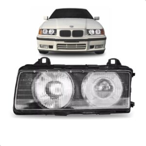 Farol Bmw 320 330 323 328 91 92 93 94 95 96 1997 98 1ª Linha Esquerdo/motorista