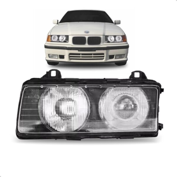 Farol Bmw 320 330 323 328 91 92 93 94 95 96 1997 98 1ª Linha Esquerdo/motorista