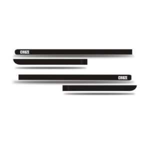 Jogo Friso Borrachão Para Cruze 2012 13 14 15 16  2017 4p