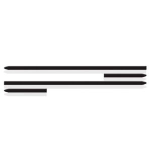 Kit Jogo Friso Lateral P/ Ford Ka 1997 A 2007 2008 2 Portas Preto