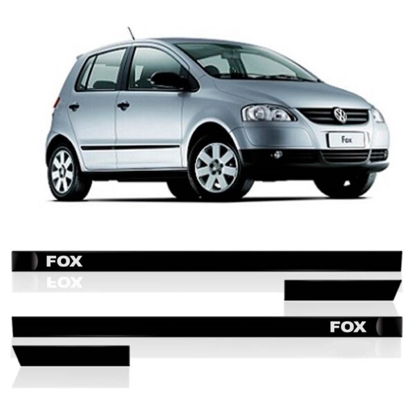 Kit Jogo Friso Lateral P/ Fox 2003/10 4 Portas Personalizado