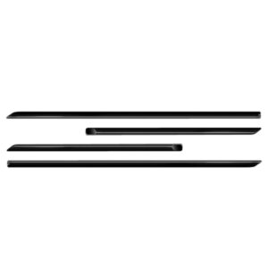 Friso Lateral Gol/voyage 2013 A 2017 4p - Preto - Kit 4 Pçs.