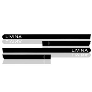 Jogo Friso Lateral Para Livina 4 Portas 4 Peças.