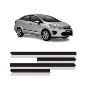 Borrachão Lateral New Fiesta/hatch/sedan 2011 - Kit 4 Peças