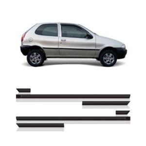 Friso De Porta Lateral Para Fiat Palio 1 Geração 1996 A 2000