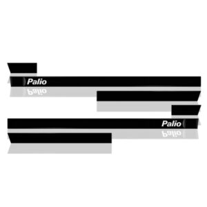 Jogo Friso Lateral P/ Palio G3 2005 A 2014 2 Portas 6 Peças