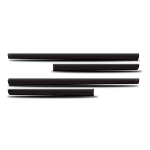 Friso Lateral Polo 2008 A 2014 4p - Kit 4 Peças. Preto