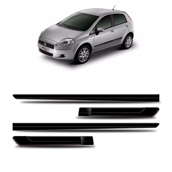 Jogo Friso Borrachão Para fiat Punto 2008 2009 A 2015 2016