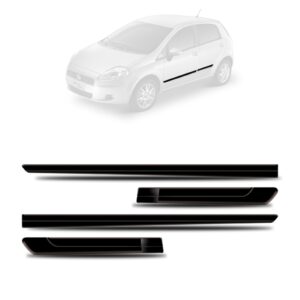 Jogo Friso Borrachão Para fiat Punto 2008 2009 A 2015 2016