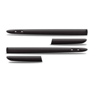 Friso Borrachão Lateral Clio 2000 A 2011 2p - Kit 4 Peças