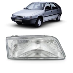 Farol Citroen Zx 92 93 1994 1995 1996 Foco Simples 1ª Linha Direito/passageiro