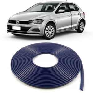 Guarnição Proteção Flexivel Autoadesiva - Incolor 10 Metros Azul