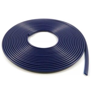 Guarnição Proteção Flexivel Autoadesiva - Incolor 10 Metros Azul