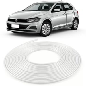 Guarnição Proteção Flexivel Autoadesiva - Incolor 10 Metros Branco