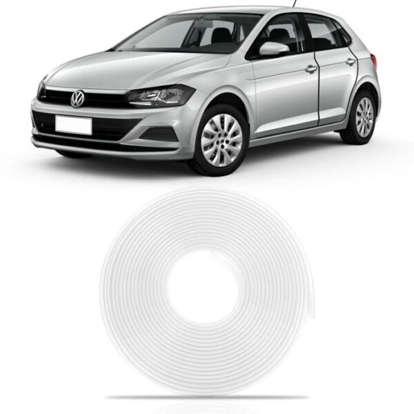 Guarnição Proteção Flexivel Autoadesiva - Incolor 10 Metros Incolor