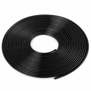 Guarnição Proteção Flexivel Autoadesiva - Incolor 10 Metros Preto