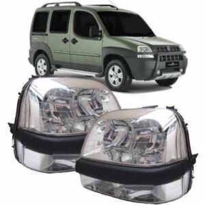 Farolete Doblo Elx Adventure 2007 A 2009 Com Farol De Milha Lado Esquerdo