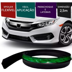 Saia Spoiler Universal Front Z Lip Borracha Esportivo