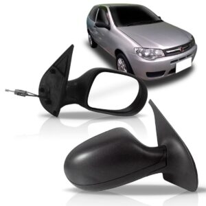 Retrovisor Palio 2011 2012 2013 2014 Com Controle 2 Portas Lado Direito