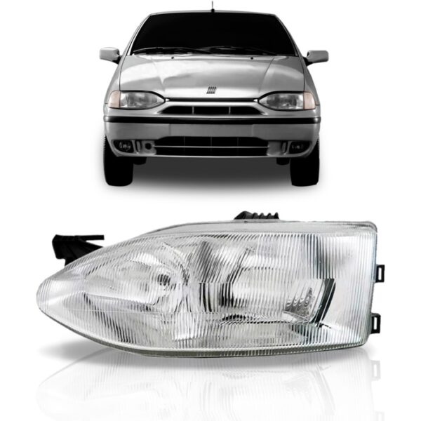 Farol Palio Young 1999 2000 2001 2002 Foco Duplo 1ª Linha - Esquerdo/motorista