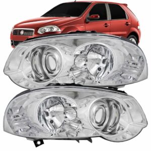 Farol Palio 10 2011 Siena 08 09 10 2011 Foco Duplo 1ª Linha - Esquerdo/motorista