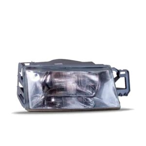 Farol Tempra 91 92 93 94 1995 Cromado Carcaca Cinza 1ª Linha - Direito/passageiro