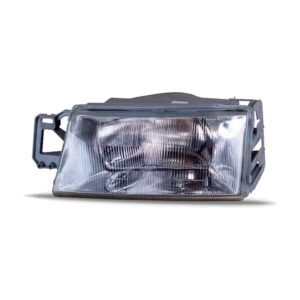 Farol Tempra 91 92 93 94 1995 Cromado Carcaca Cinza 1ª Linha Esquerdo/motorista