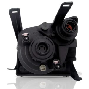 Farol Ecosport 2003 A 2008 Mascara Negra Pisca Ambar Ld Direito/passageiro