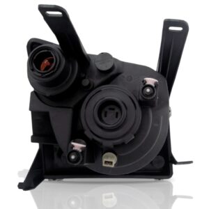 Farol Ecosport 2003 A 2008 Mascara Negra Pisca Ambar Ld Esquerdo/motorista