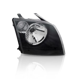 Farol Ecosport 2003 A 08 Negro Aro Cromado Pisca Cristal Le Direito/passageiro