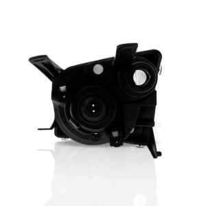 Farol Ecosport 2003 A 08 Negro Aro Cromado Pisca Cristal Le Direito/passageiro