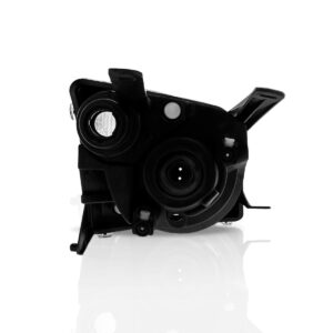 Farol Ecosport 2003 A 08 Negro Aro Cromado Pisca Cristal Le Direito/passageiro