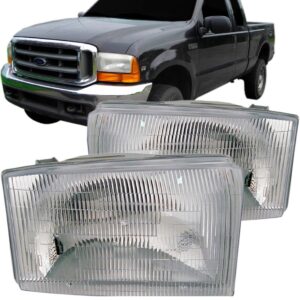 Farol Ford F250 F350 F4000 1998 1999 2000 02 03 04 1ª Linha Direito/passageiro