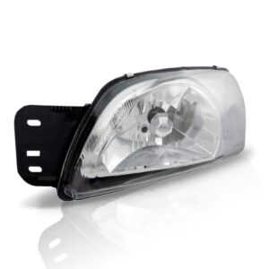 Farol Fiesta Courier 2000 A 2012 Pisca Cristal 1ª Linha Esquerdo/motorista