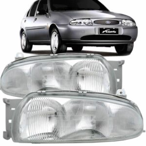Farol Fiesta 1996 1997 1998 1999 Pisca Cristal 1ª Linha - Esquerdo/motorista