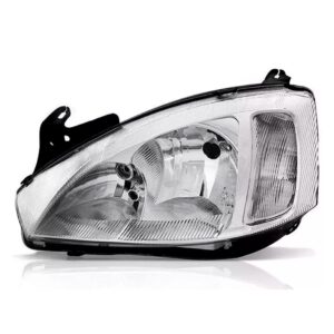 Farol Corsa 2003 A 2007 Cromado Pisca Raiado Le Esquerdo/motorista