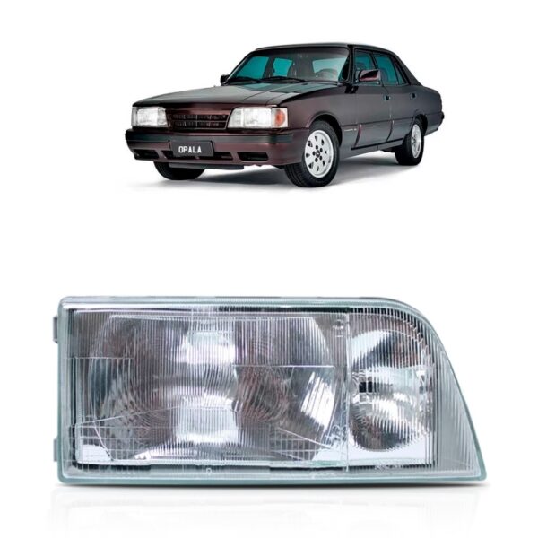 Farol Opala/diplomata 88 89 90 91 92 Cromado Oferta 1ª Linha Esquerdo/motorista