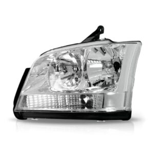 Farol S10 Blazer 01 02 2003 2004 2005 06/11 Cristal 1ª Linha Esquerdo/motorista