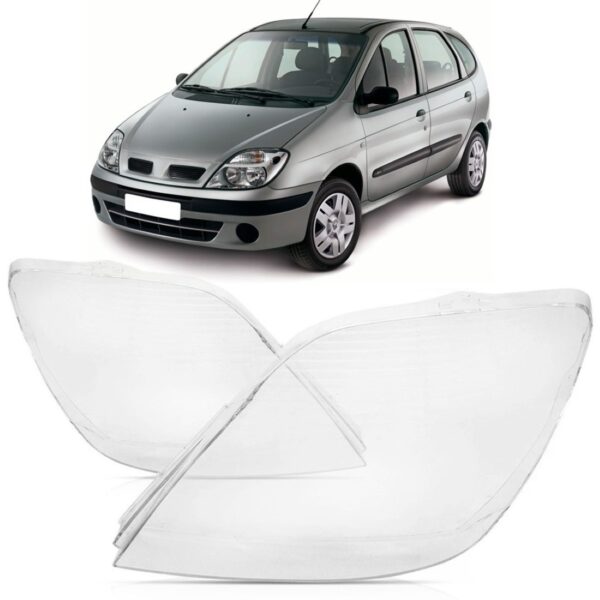 Lente Farol Renault Scenic 2001 A 2006. Lado Esquerdo