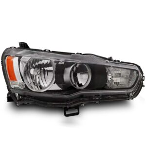 Farol Lancer 2011 2012 2013 2014 15 Foco Duplo Mascara Negra Lado Direito