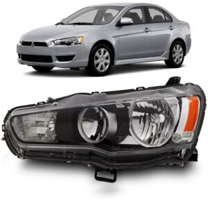 Farol Lancer 2011 2012 2013 2014 15 Foco Duplo Mascara Negra Lado Esquerdo